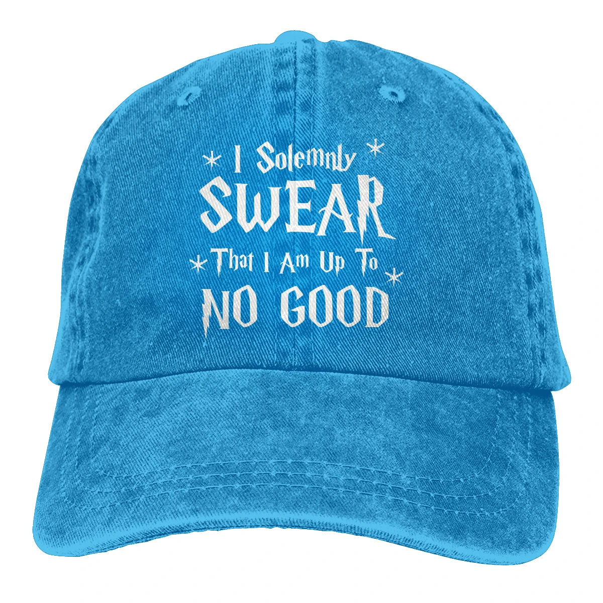 

I Solemnly Swear That man woman's Retro Washed Cowboy hat Baseball Cap