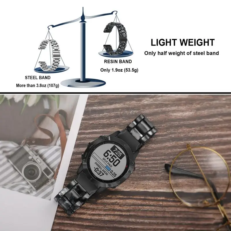 Quick Fit смолы ремешок для часов 22 мм для наручных часов Garmin Fenix 6/6 iPad Pro/5/5 Plus/Forerunner 945/935/подход S60/инстинкт ремешок для часов