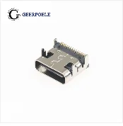 10 шт./партия USB3.1 16 pin type-C DIP плоский край 30 в 3A Micro USB Разъемы женский порт Jack хвост розетка электрические клеммы