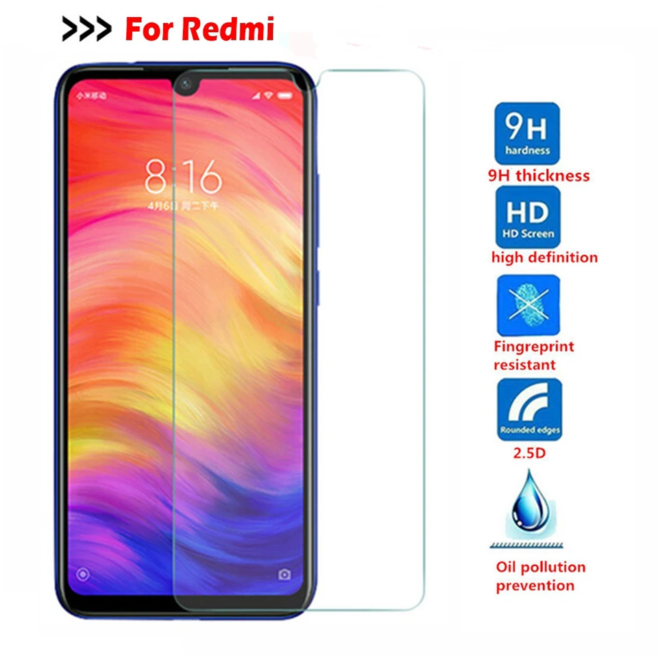 Защитное закаленное стекло для экрана Xiaomi Redmi Note 8 8T 7 K20 Pro 7A 8A стекло|Защитные