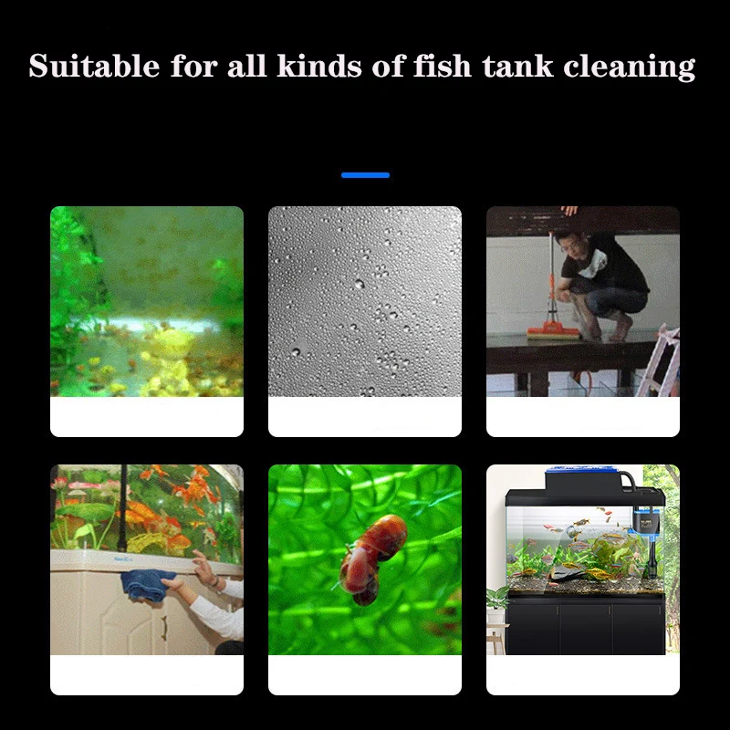 

Mini Magnetic Brush Aquarium Fish Tank Brush To Clean Glass Window Algae Scraper Cleaning Sponge Tool