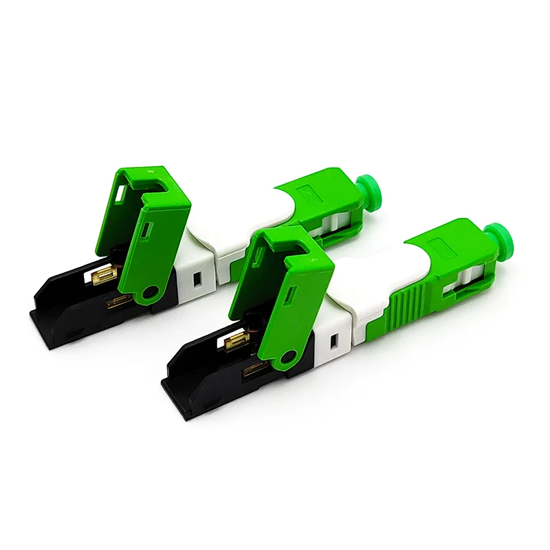 Одномодовый оптоволоконный разъем UNIKIT FTTH ESC250D SC/APC для быстрой сборки в полевых