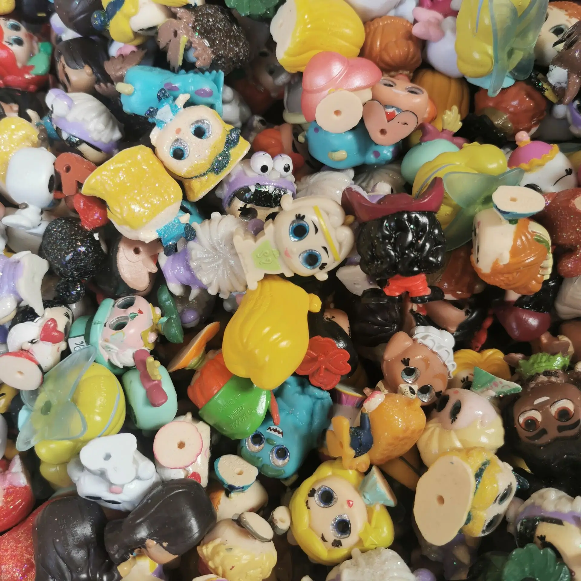 100 шт./лот 2020 случайные игрушки герои мультфильмов Микки принцесса 3D куклы