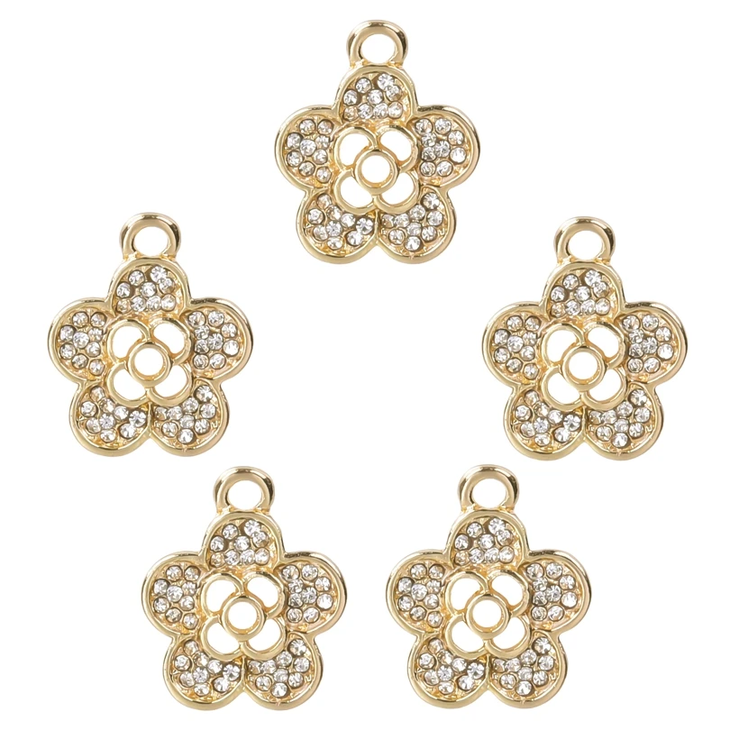 Подвески Стразы с весенними пионами цветы розы подвески женские ожерелья