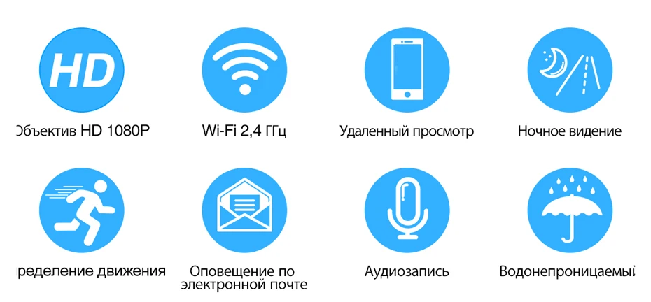 Techege, беспроводная система видеонаблюдения, 1080 P, аудио запись, 2 МП, 4 канала, NVR, водонепроницаемый, для улицы, wifi, CCTV камера, система, видео наблюдение, комплект