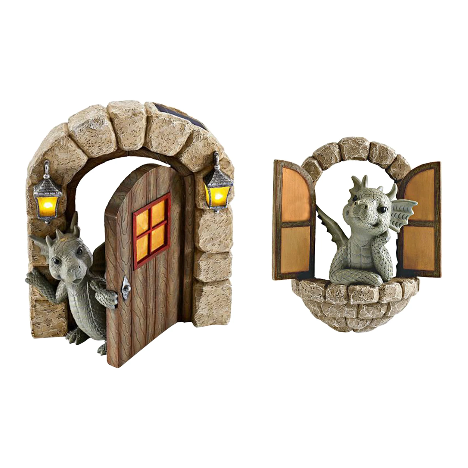 

Новинка, декоративная статуя дракона, зимний газон, подарок на новоселье комнатные украшения