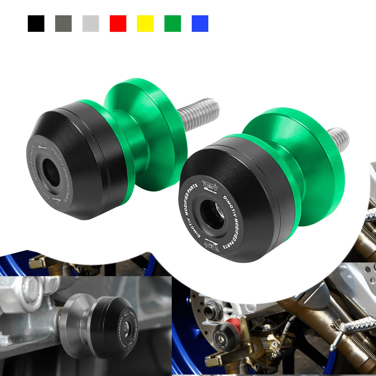 

Motorcycle M10 10MM Swingarm Spools Slider For Kawasaki Ninja250 Ninja300 Z250 Z300 Z520SL Z800 ZX-10R ZX-6R ZX636 ZX-12R ZX-9R