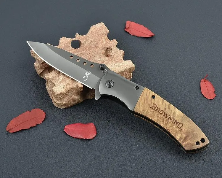 Новый складной нож Browning с деревянной ручкой ножи 8CR13MOV лезвие тактический