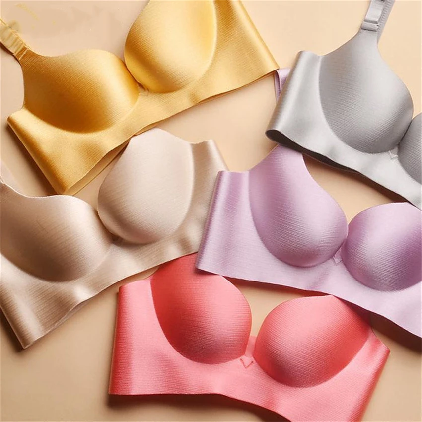 Женский бюстгальтер пуш-ап беспроводной бесшовный для женщин нижнее белье