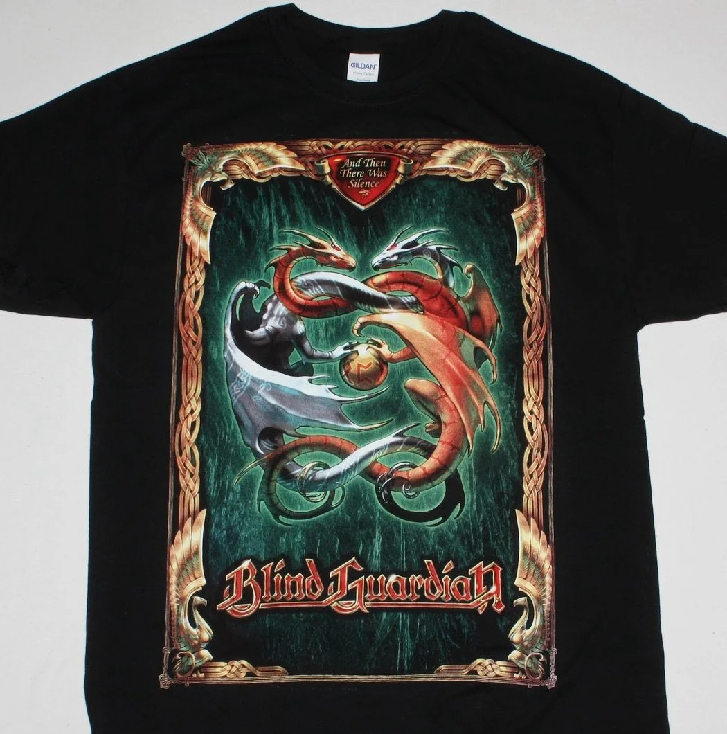 Новая модная мужская футболка слепой страж а затем была тишина гамма Рей