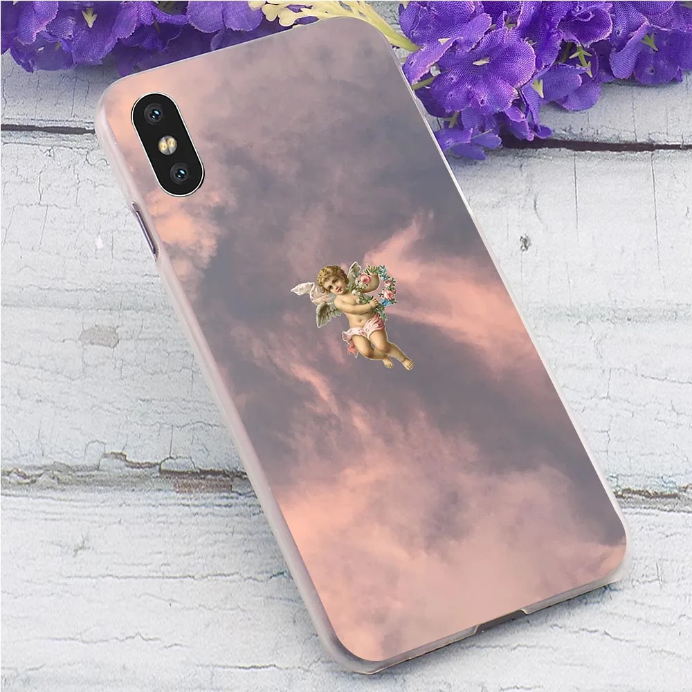 Чехол для телефона с принтом «Ренессанс ангелы» чехол для iphone 8 5 5S SE 6 6 S/6 6S Plus 7/7 8 Plus X XS XR Xs Max, Жесткий Чехол