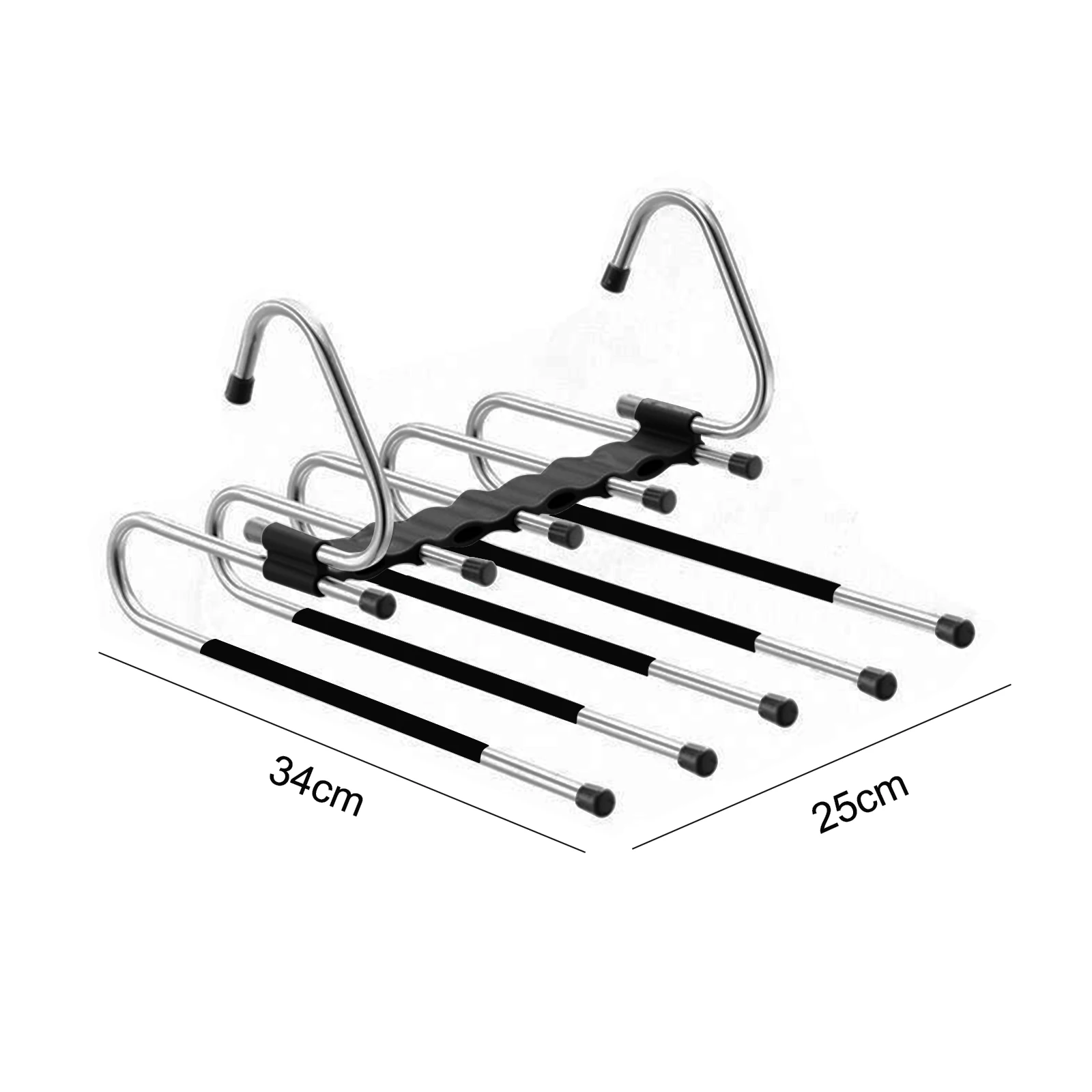 

5 in 1 Pant Rack Hanger for Clothes Organizer Multifunction Shelves Closet Storage Organizer StainlessSteel Magic Trouser Hanger