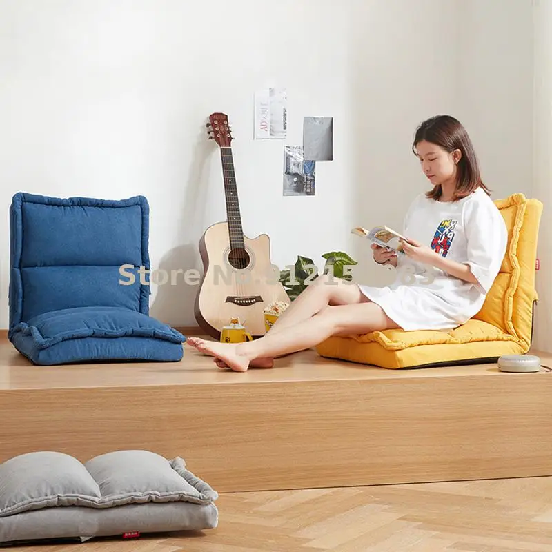 Бархатный льняной диван для спальни и балкона маленькой квартиры одиночный стул