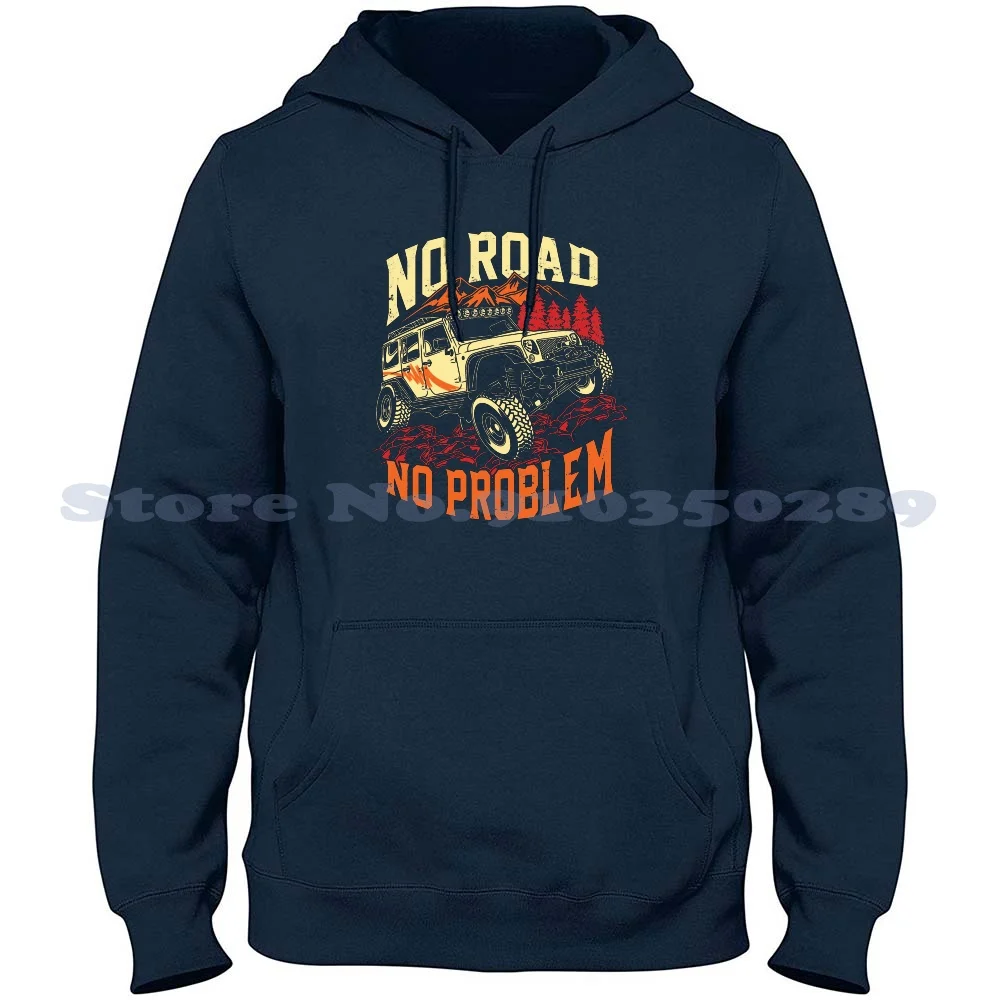 

Спортивная Толстовка без дороги, уличная одежда, толстовка, внедорожник 4x4 Wrangler, путешествия, приключения, грузовик Wrangler, внедорожник