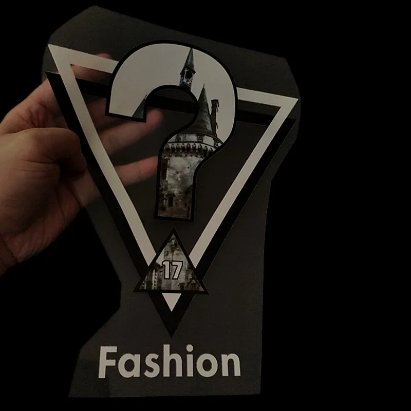 Модная уличная икона Женская и мужская одежда с буквами 25 см? Нашивки для одежды