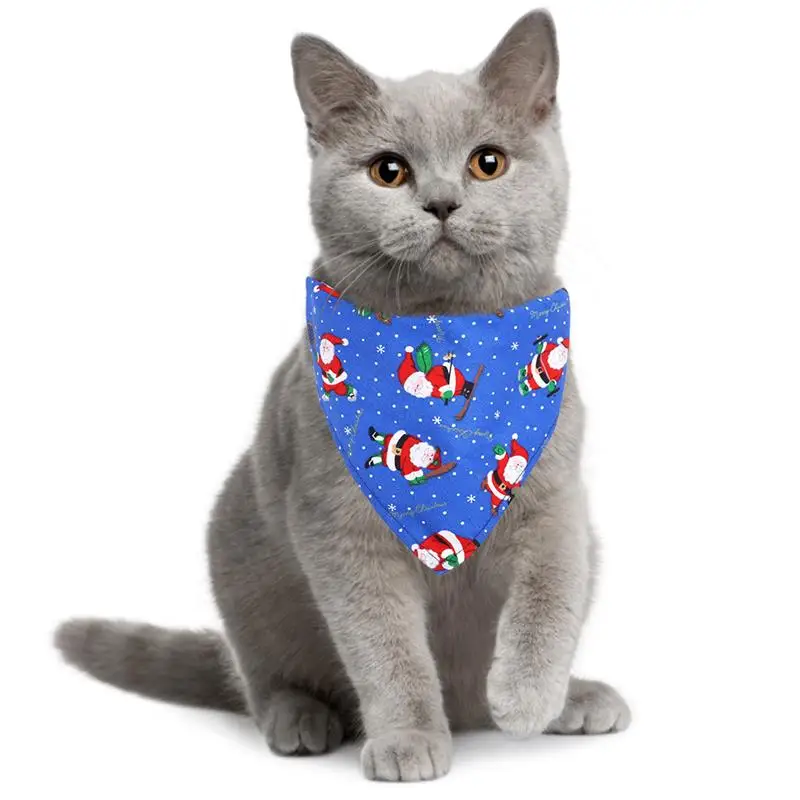

1PCS Christmas Pet Bandana Fashion Creative Santa Dog Bandana Bib Pet Bib Pet Scarf Puppy Cute Neckerchief Scarf Accessories