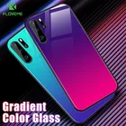 Floveme градиентный чехол из закаленного стекла для huawei P30 P20 Lite mate 20 pro, чехол для телефона, чехол для huawei P30 P20 pro P20