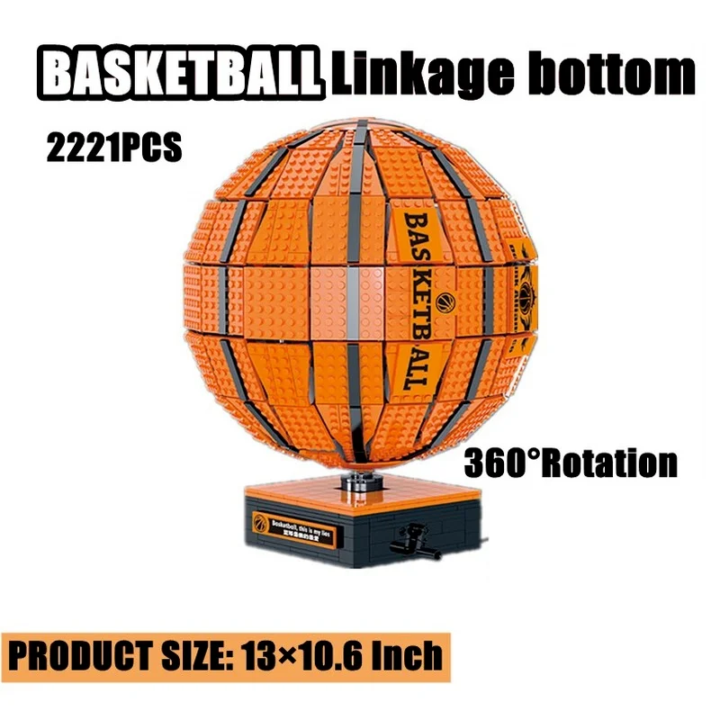 

Mork Bricks Blocks Brick Basketball Building Ball Model Assembly Model Educational Toys For Children Kids Child Birthday Gifts