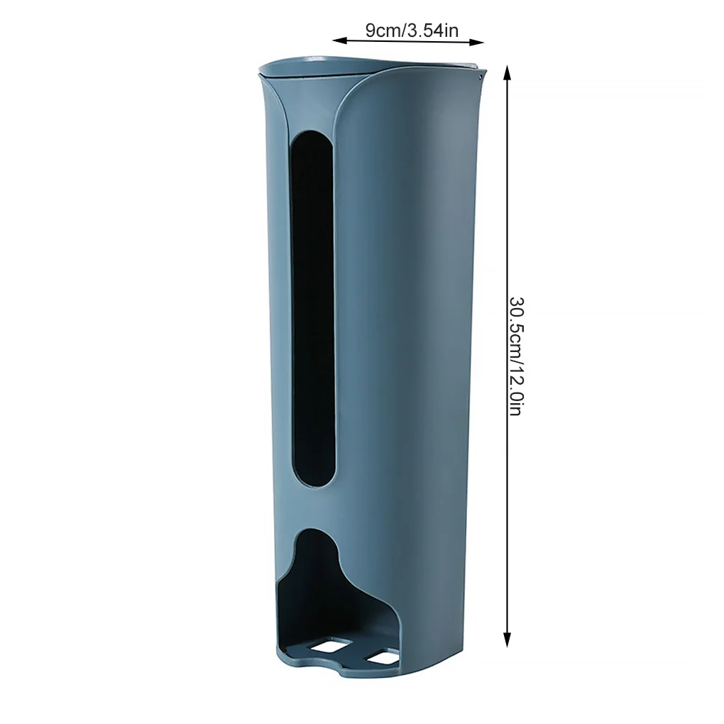 

Kitchen Wall-Mounted Plastic Bag Storage Holder Garbage Pouch Saver Organizer Dispenser Garbage Storage Pouch Hanging Bags