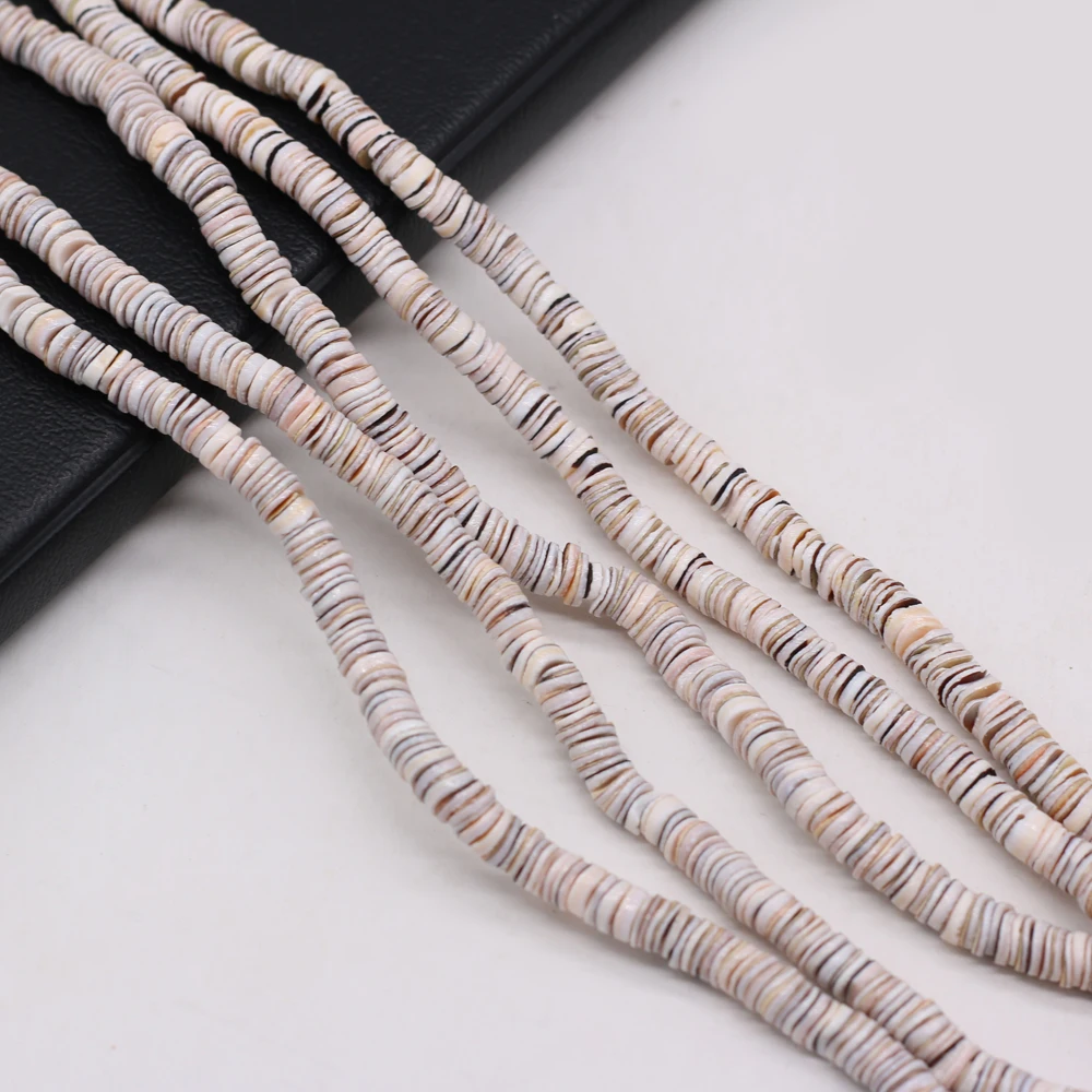 

Natural Shell Loose Beads Oblate Pink Pearl of Shell Spacer Bead Necklace Accessories for Jewelry Making Bracelet Charms