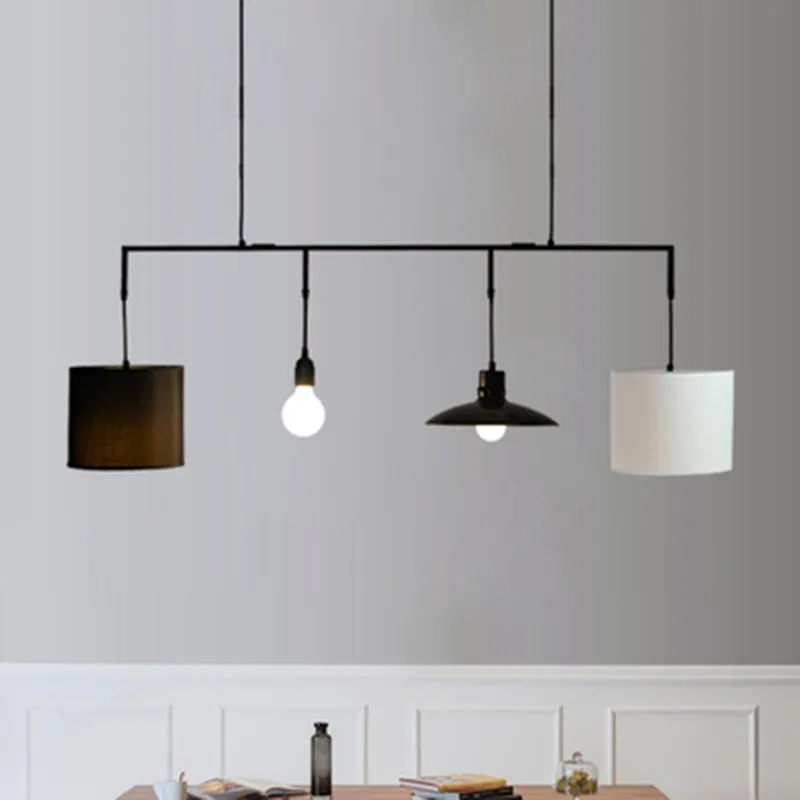 Северная Лофт железная бильярдный промышленности Комбинации Люстра для ручной