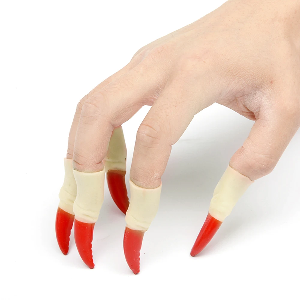 Новинка 10 шт./компл. 2018 Хэллоуин страшный реквизит триллер жуткий накладки для