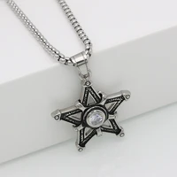 new men supernatural necklace winchester satan pentagram devil star pendant necklace goth jewelry for womenmen wiccan gifts
