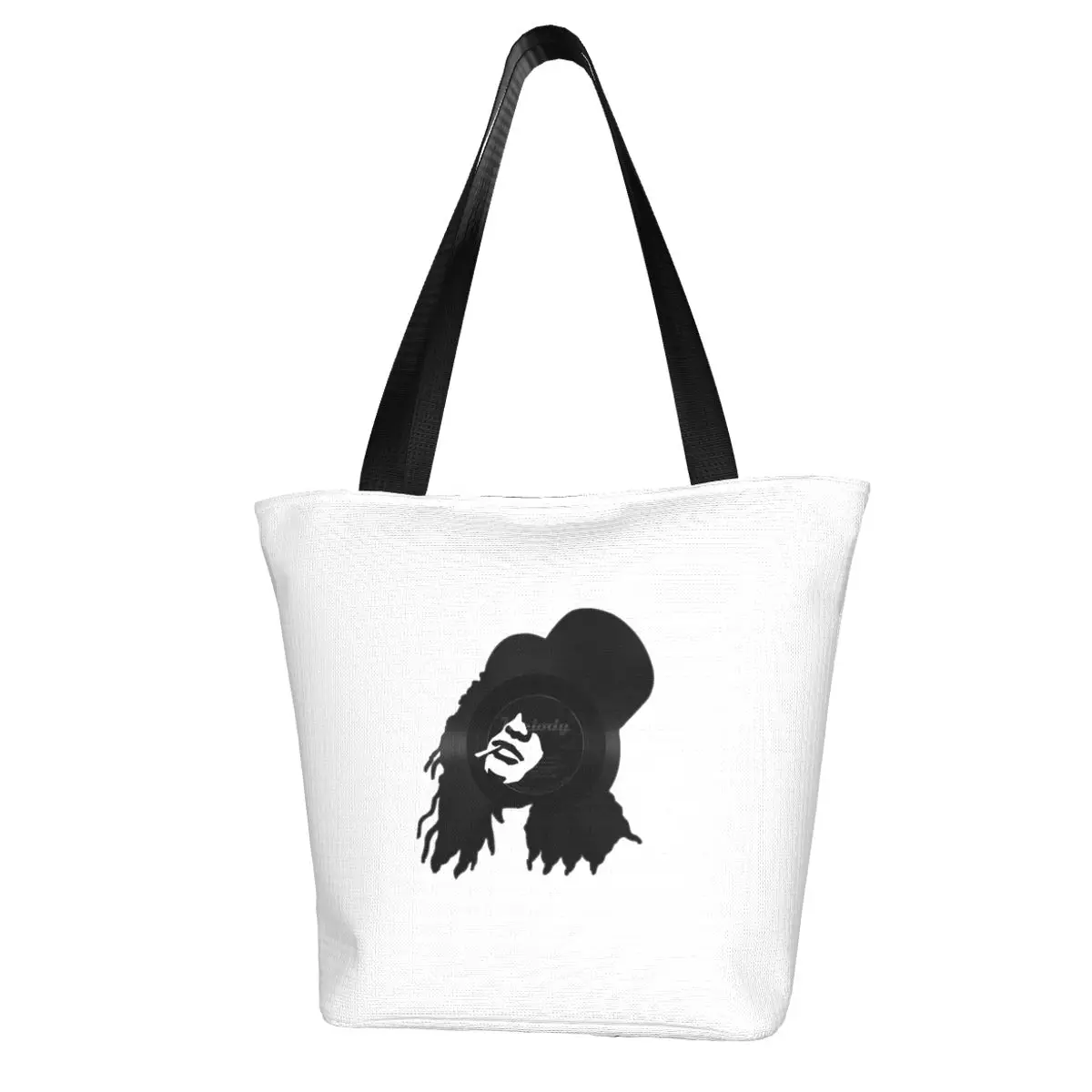 Guns N' Rose Shopping Bag Aesthetic Cloth Outdoor Handbag Female Fashion Bags