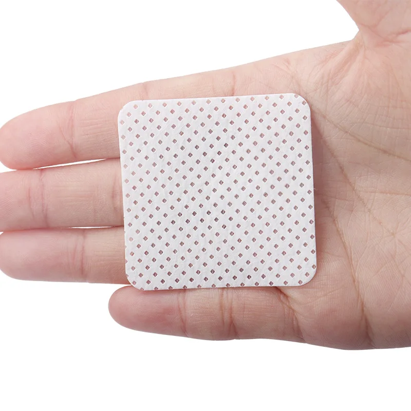 200Pcs жидкость для хлопчатобумажные салфетки без ворса Бумага снятия протрите