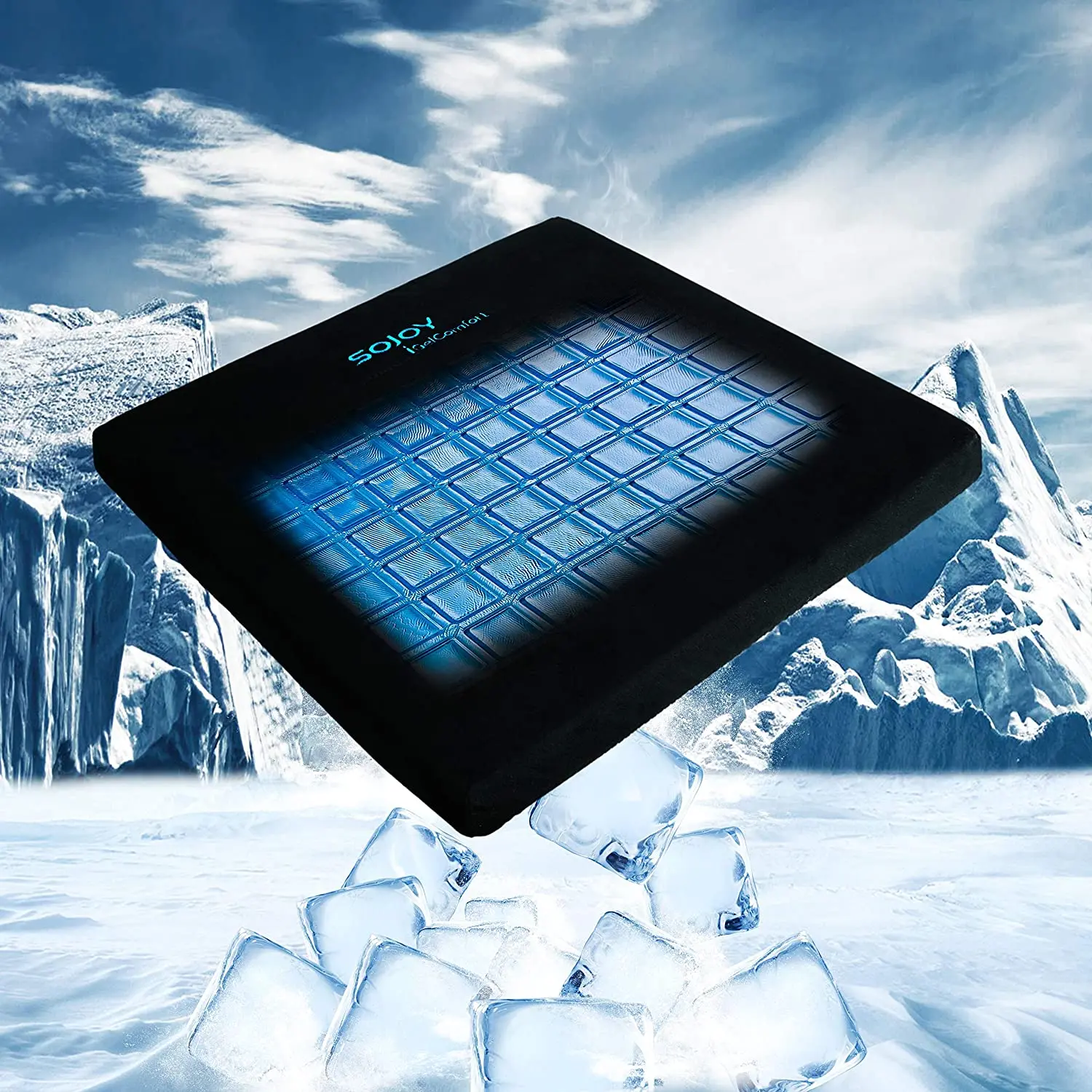 Гелевая подушка SOJOY с пеной крутая и мягкая портативная Подушка