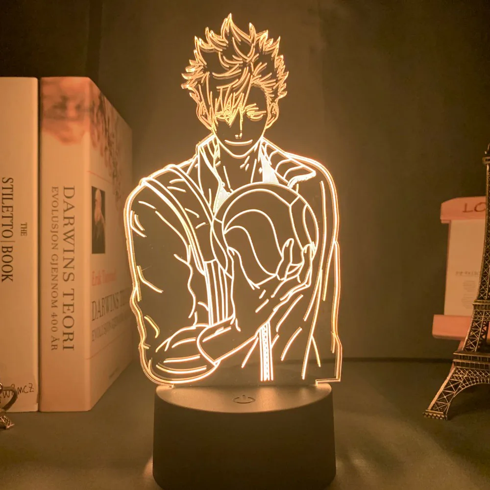 

3D Uzumaki Led Night Light Team 7 Sasuke Kakashi Hatake Kids Bedroom Nightlight Itachi Uchiha Color Changing Touch Lamp