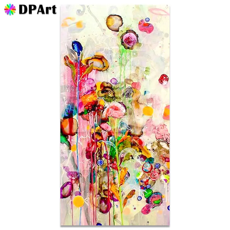 Алмазная 3D картина полностью квадратная/круглая дрель Акварельные Цветы 5D DIY Daimond