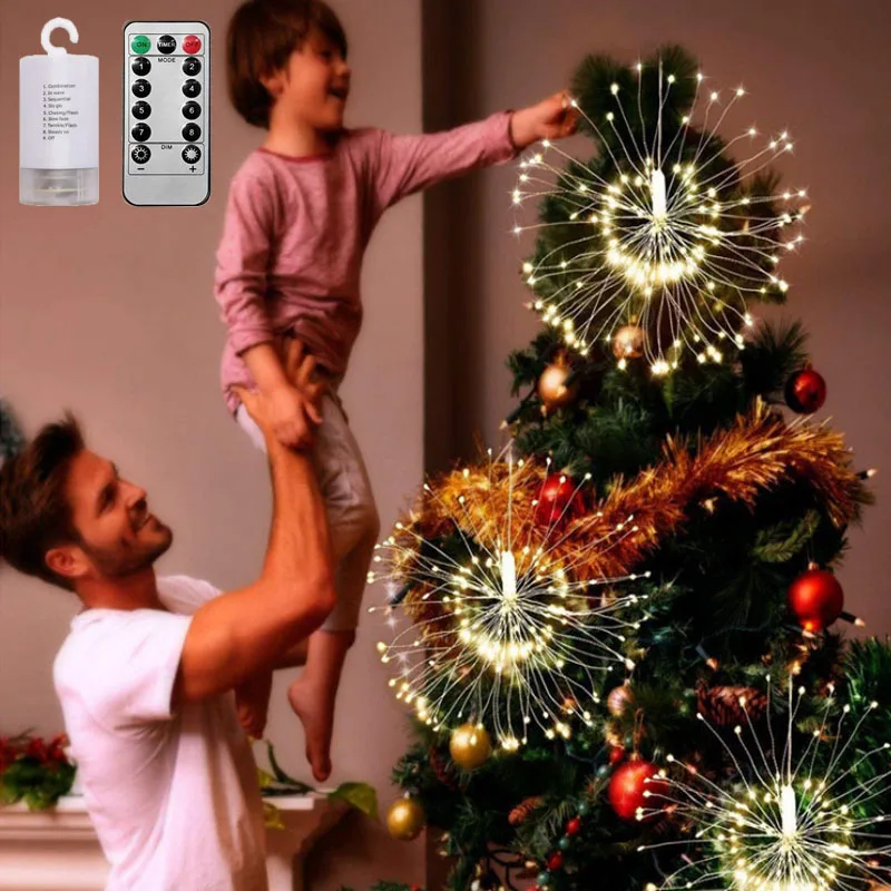 Праздничная подвесная гирлянда в форме звезды s 100/200 сделай сам фейерверк медная