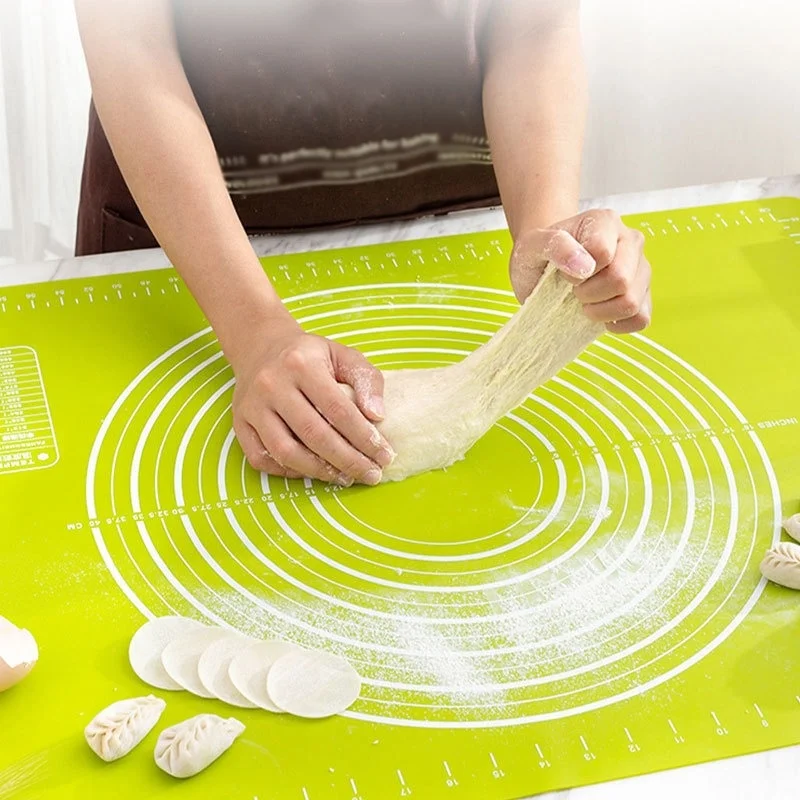 

2021 Silicone Kitchen Kneading Dough Mat Cookie Cake Baking Mat Tools Thick Non-stick Rolling Mats Pastry Accessories Sheet Pads