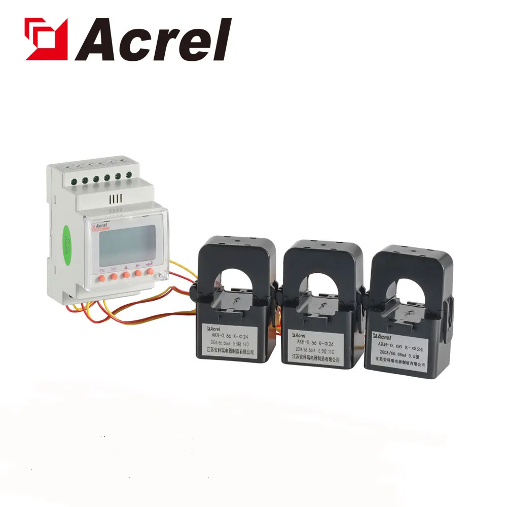 Acrel ACR10R D10TE4/C45 Трехфазная система профиль счетчик энергии для солнечного
