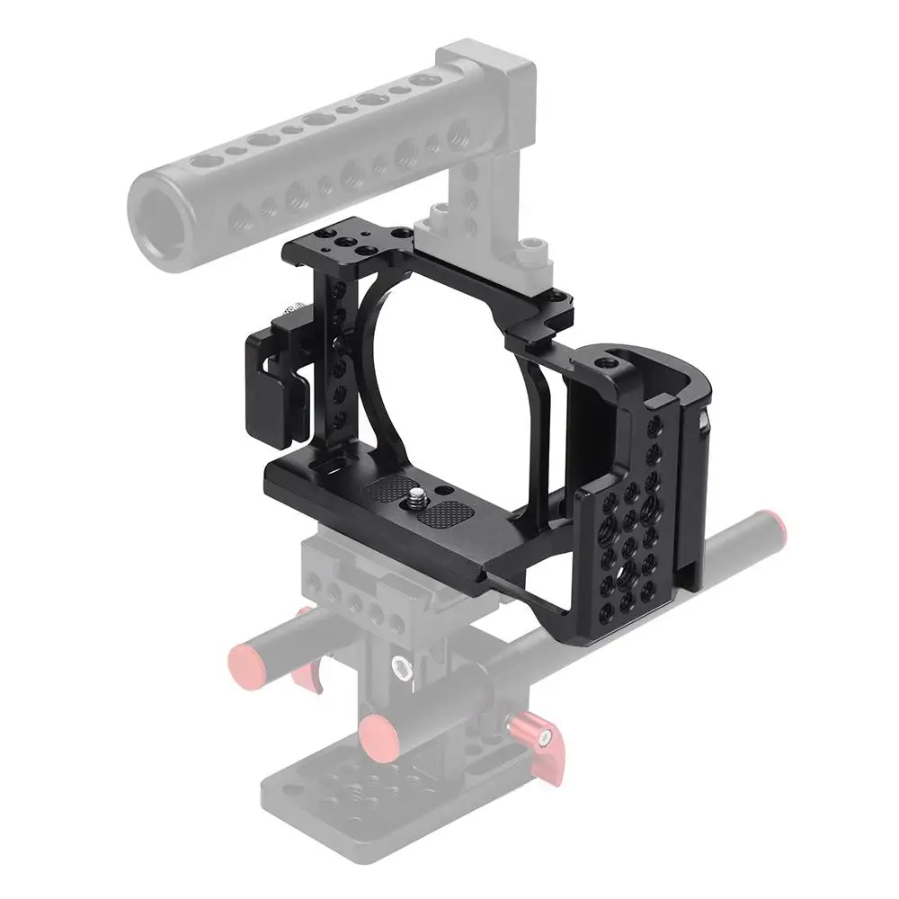 Camera Cage For Sony A6000 A6300 A6500 NEX7 Video + Hand Grip Kit Film Making System With Cable Clamp r30 | Электроника