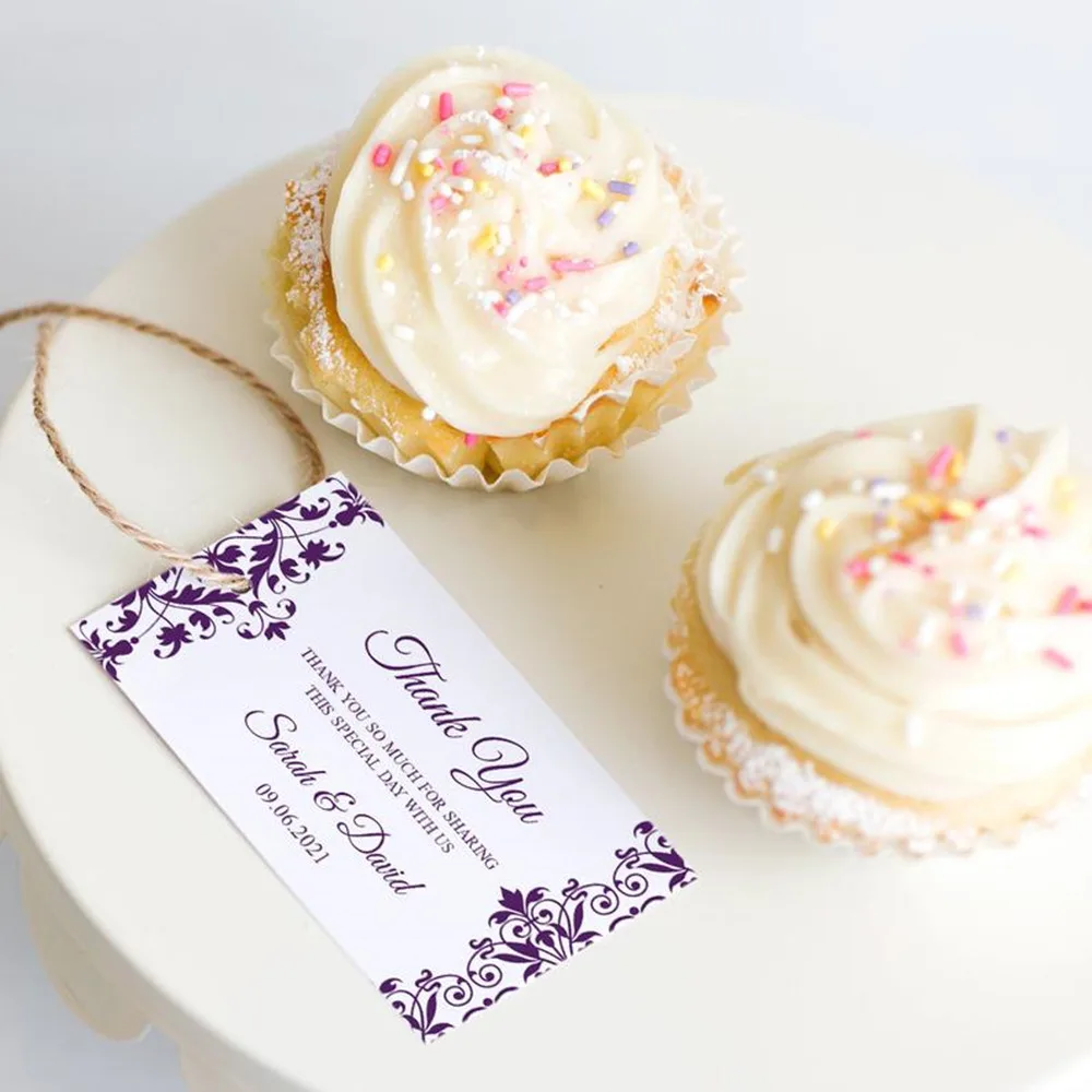 Классическая бирка для свадебных сувениров на заказ бирки Собор свадебного душа