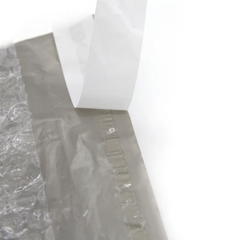 Пузырчатые конверты из полипропилена белые и серые с самозапечатывающейся