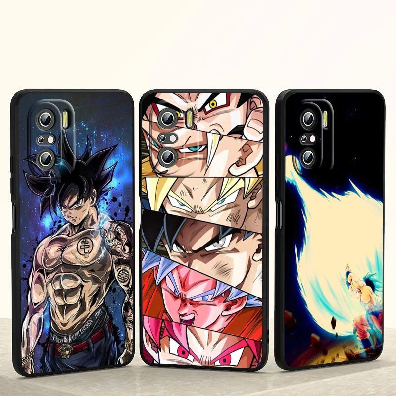 

Anime Super Son Goku For Xiaomi Redmi K40 K30i K30T K30S K30 Gaming Ultra K20 10 10X Pro 5G Black Phone Case Funda Capa