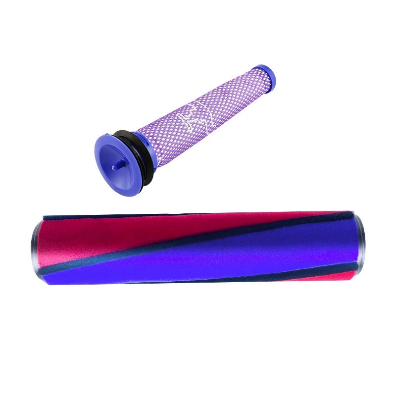 

Roller Brush Washable Filter for Dyson V6 Cordless Vacuum Cleaner Soft Fluffy Brush Bar Roller