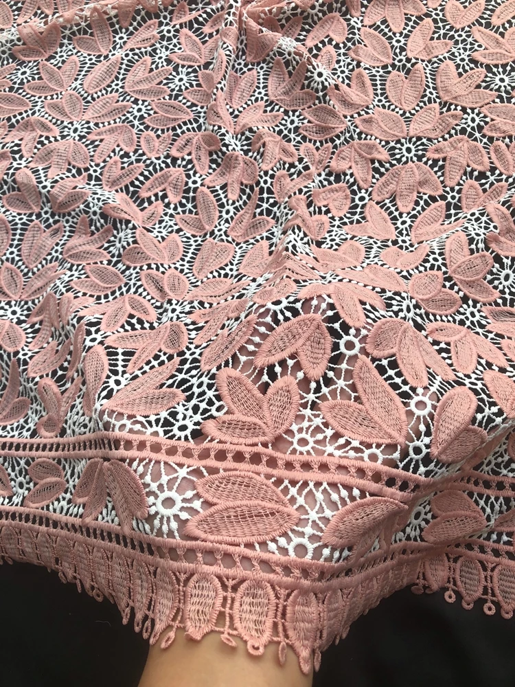 Африканская Европа Нигерия мягкая Водорастворимая кружевная ткань 2022 Новый