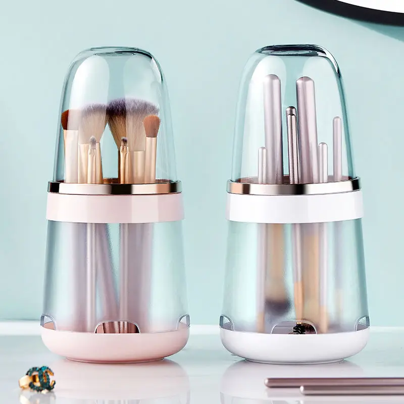 

Органайзер для косметики, коробка для хранения косметики, держатель для кистей для макияжа, подставка для карандашей для бровей, модная жен...