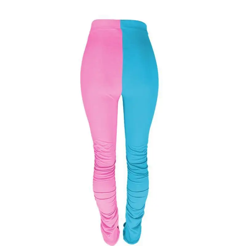 

Color Block Spliced Two Piece Tracksuit Women V Neck Short Sleeve Crop Top And Stacked Jogger Casual Sportswear Plus Size Outfit