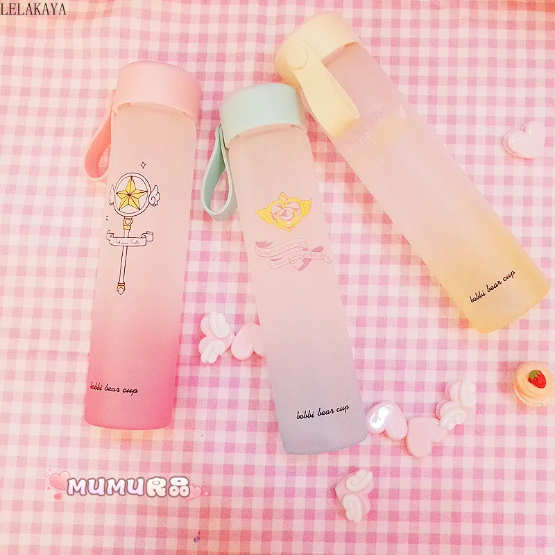 1 шт. Card Captor Sakura Стекло красочные чашки фигурку розовый луной три Цвета ручная