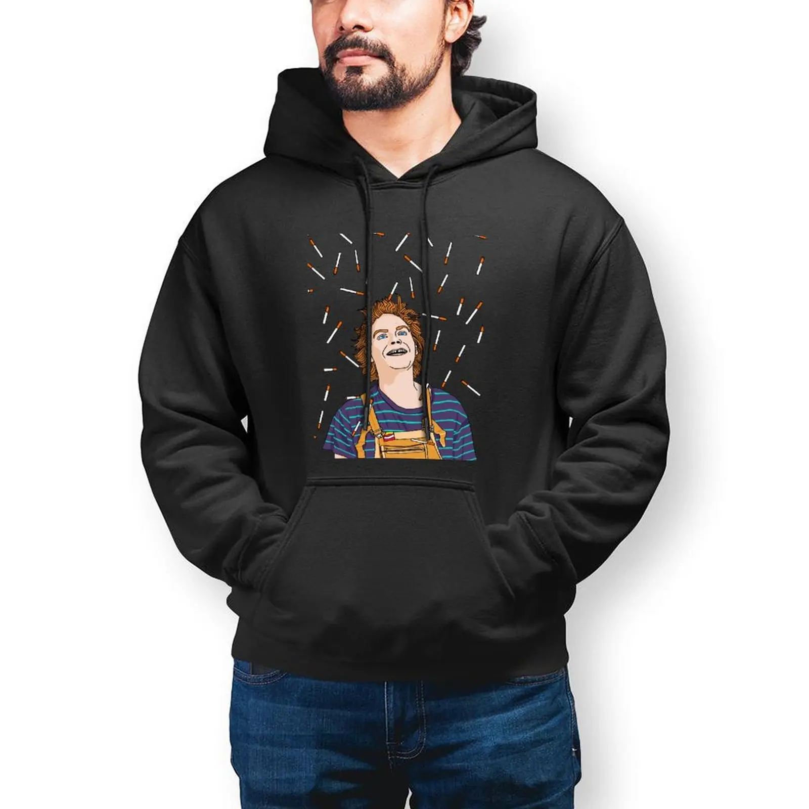 

Mac Demarco Hoodie Casual Long Length Cotton Hoodies Men Winter Loose Pullover Hoodie X