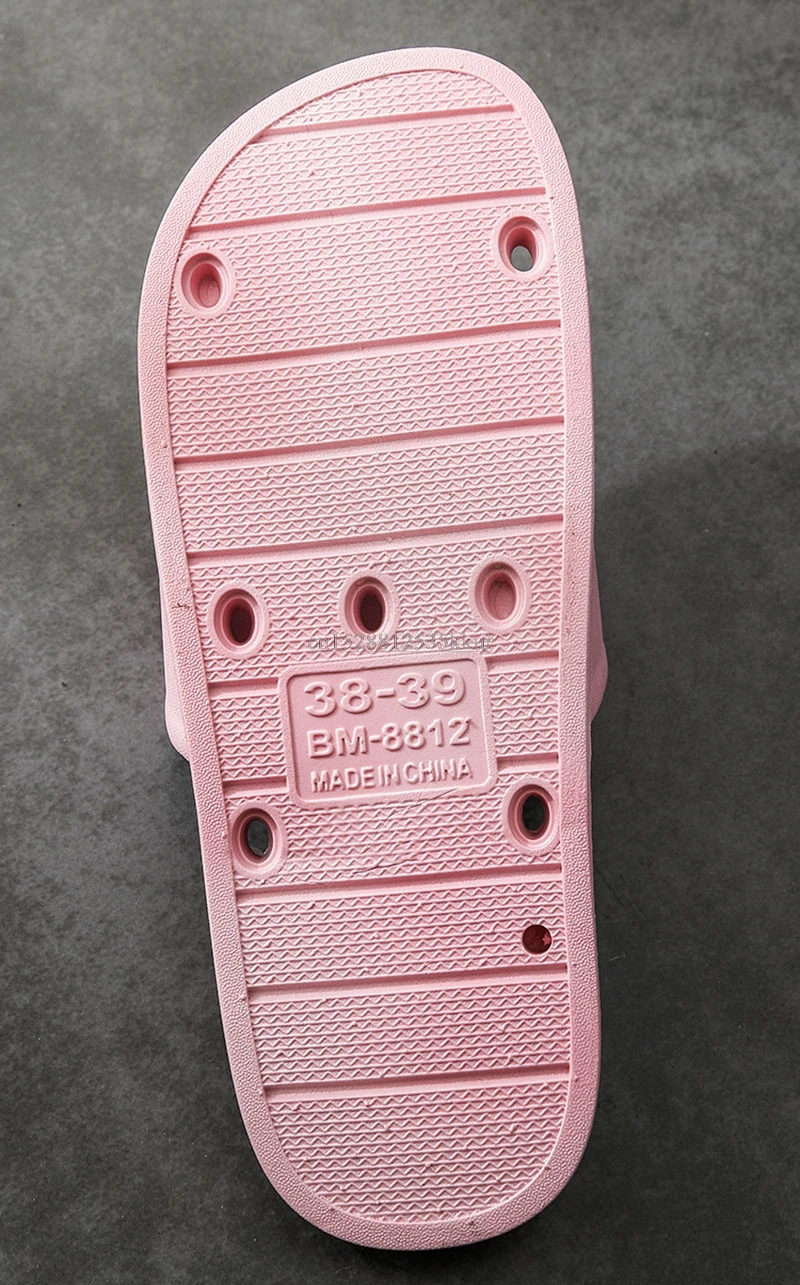 Летние тапочки для дома Нескользящие массажные туфли унисекс однотонные мягкие