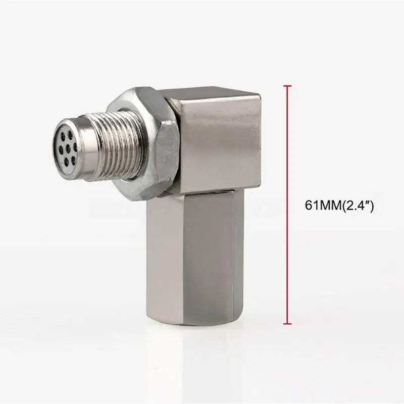 L Серебряный Тип автомобильный кислородный датчик Сенсор адаптер двигателя