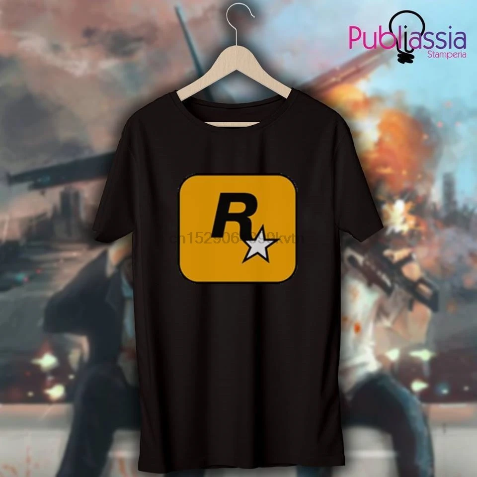 GTA 5 Футболка maglietta Grand Theft Auto vice city Trevor regaloCool Повседневная футболка с гордыней