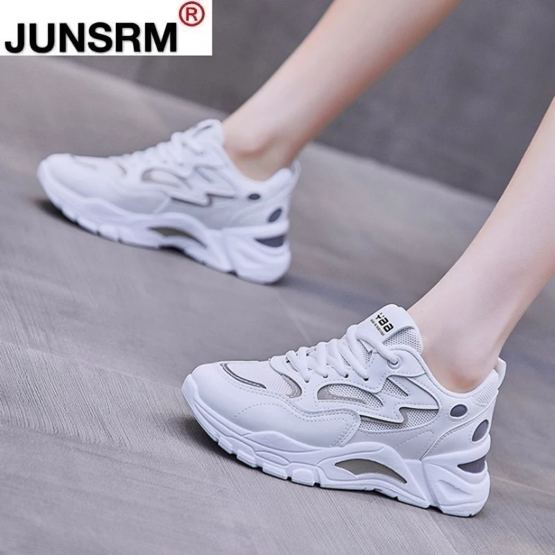 

Women Shoes Fashion Casual Shoes For Women Leather Women Sneakers Flats Platform Spring outdoor Comfortable Off White Shoes