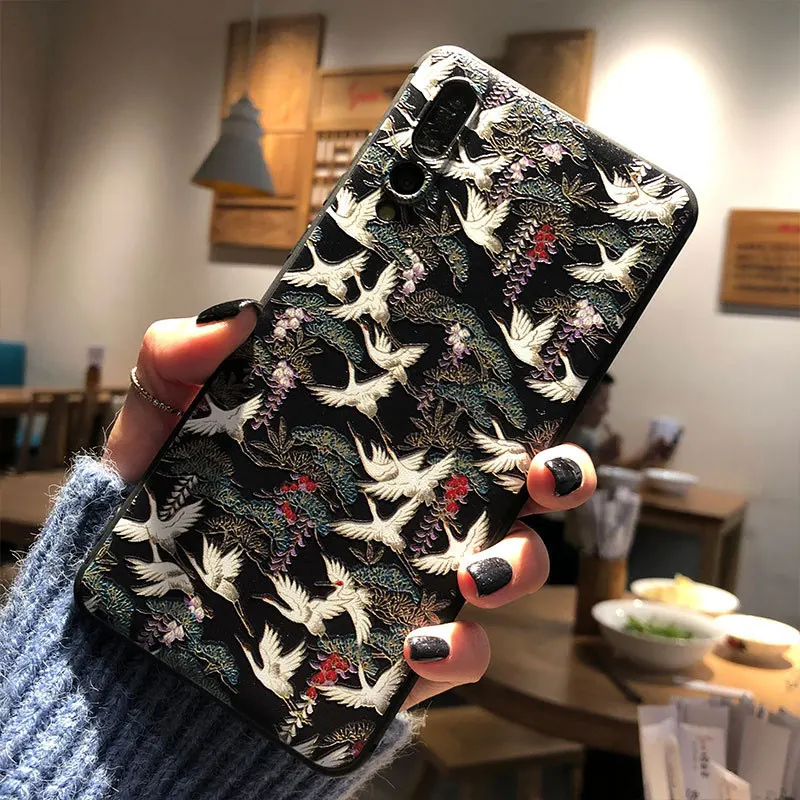 Чехол с 3D рельефным рисунком для Huawei Mate 20 P30 P20 P10 Honor 30i 30 V9 V10 9X 8X V20 Plus Pro Lite Nova 5